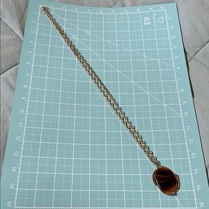 Sarah Coventry Gold and Brown Necklace with Classic Design